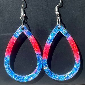 Glitter Resin Earrings